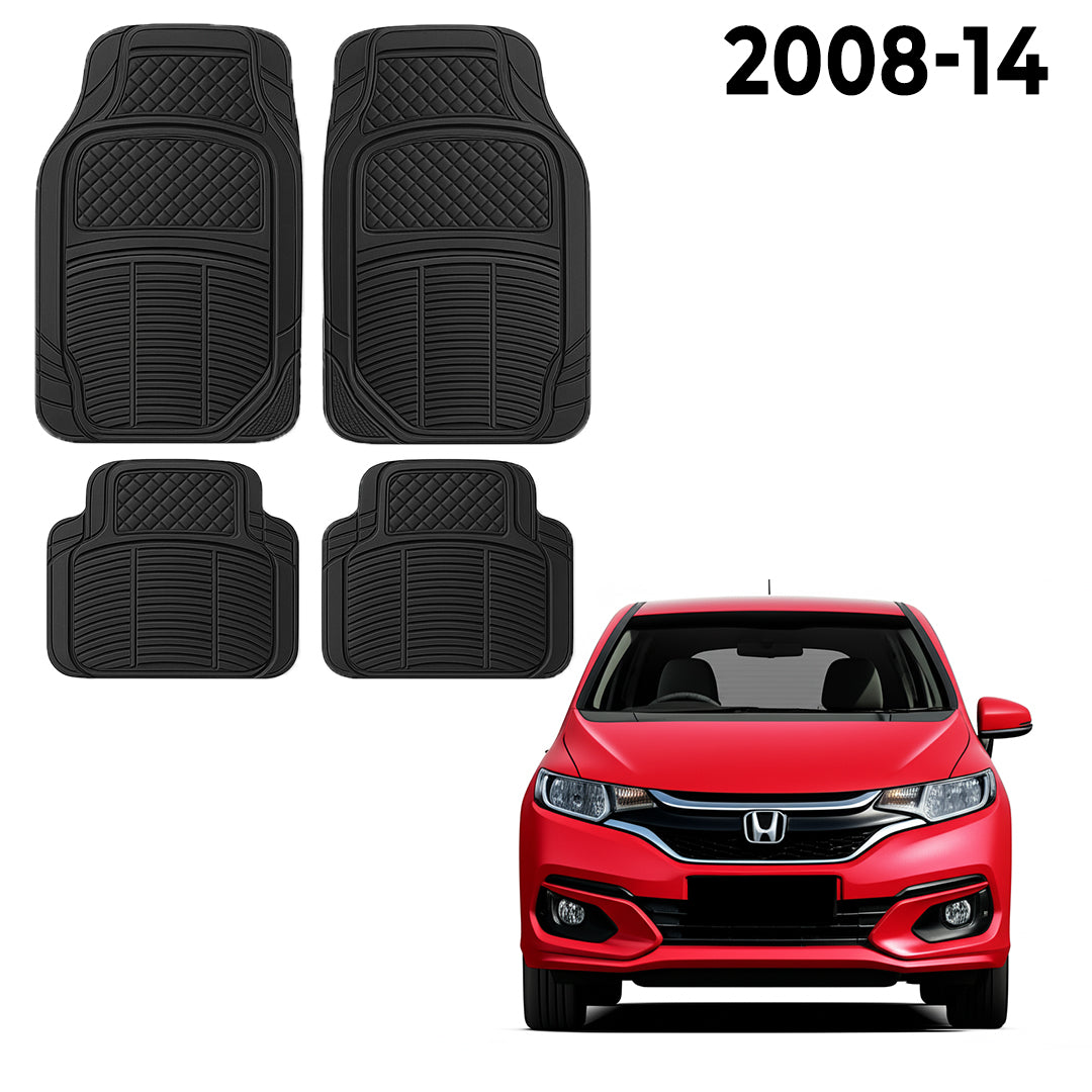 Premium PU Car Mats for Honda Jazz – Heavy-Duty, All-Weather, Model-Specific Fit