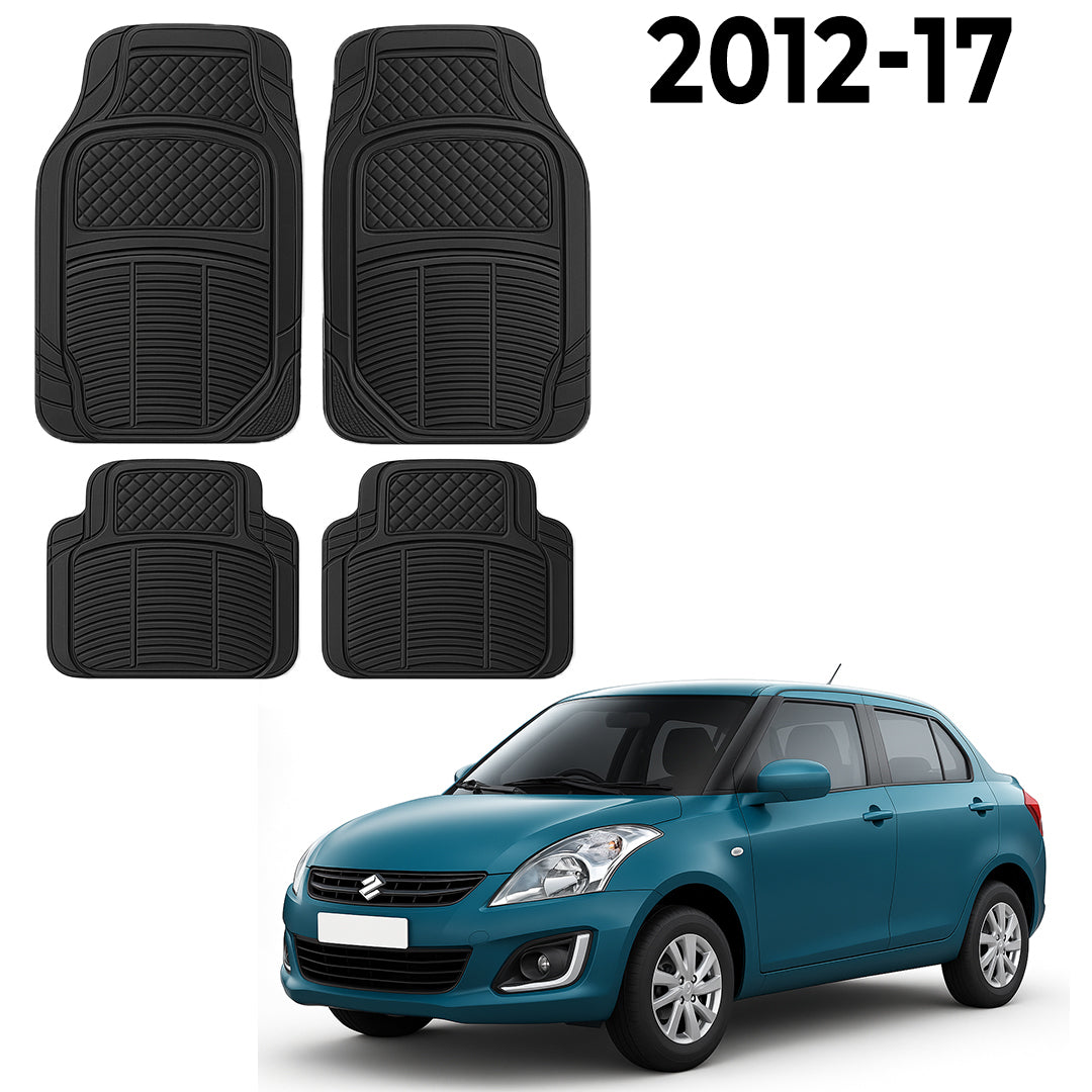 Premium PU Car Mats for Maruti Dzire – Heavy-Duty, All-Weather, Model-Specific Fit
