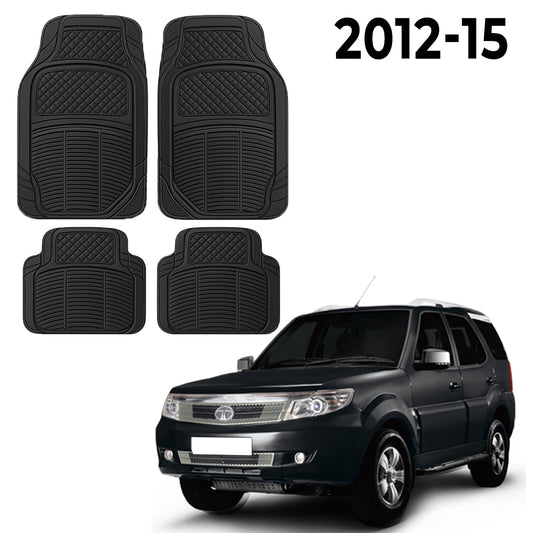 Premium PU Car Mats for Tata Safari Storme (old gen) – Heavy-Duty, All-Weather, Model-Specific Fit