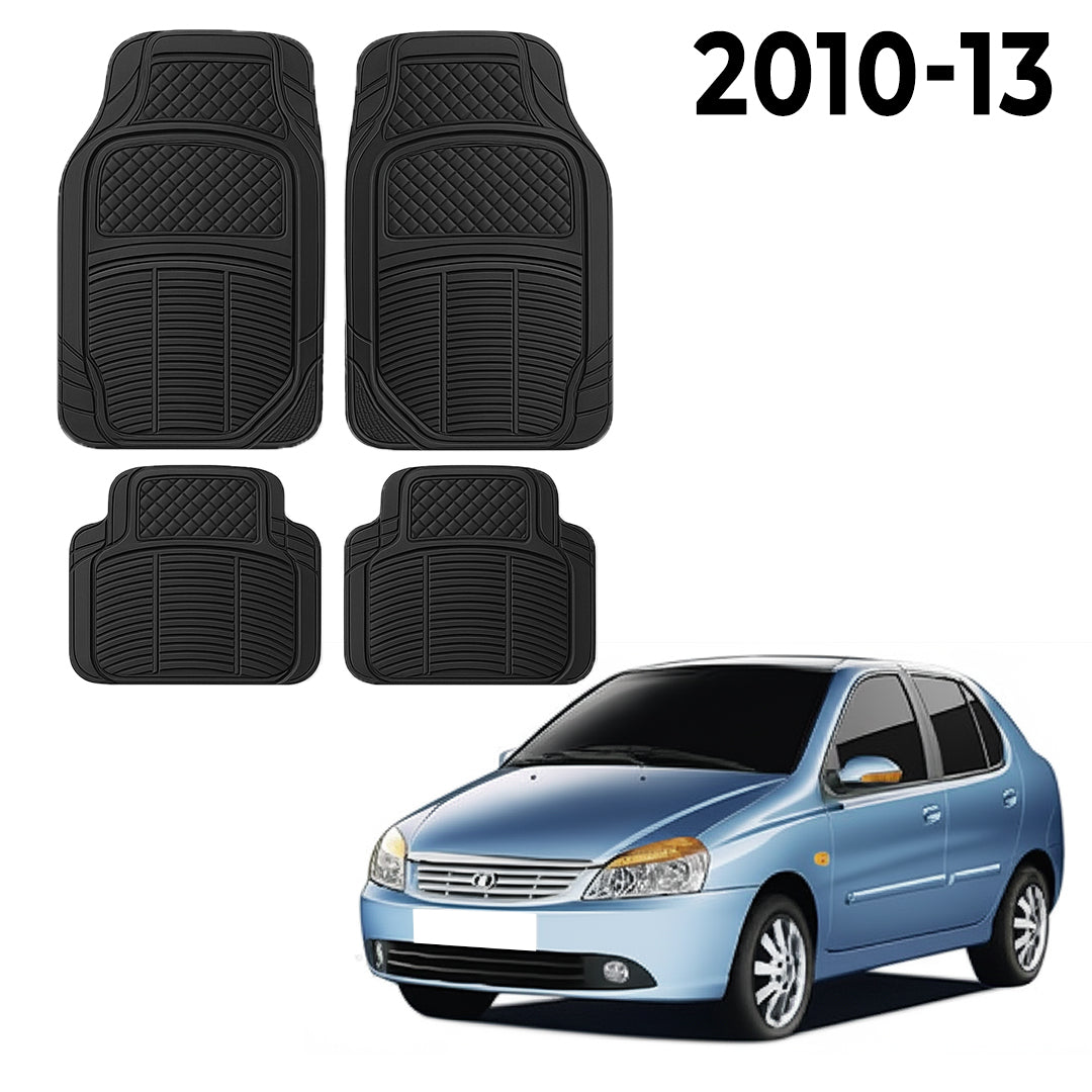 Premium PU Car Mats for Tata Indigo / Indigo CS – Heavy-Duty, All-Weather, Model-Specific Fit