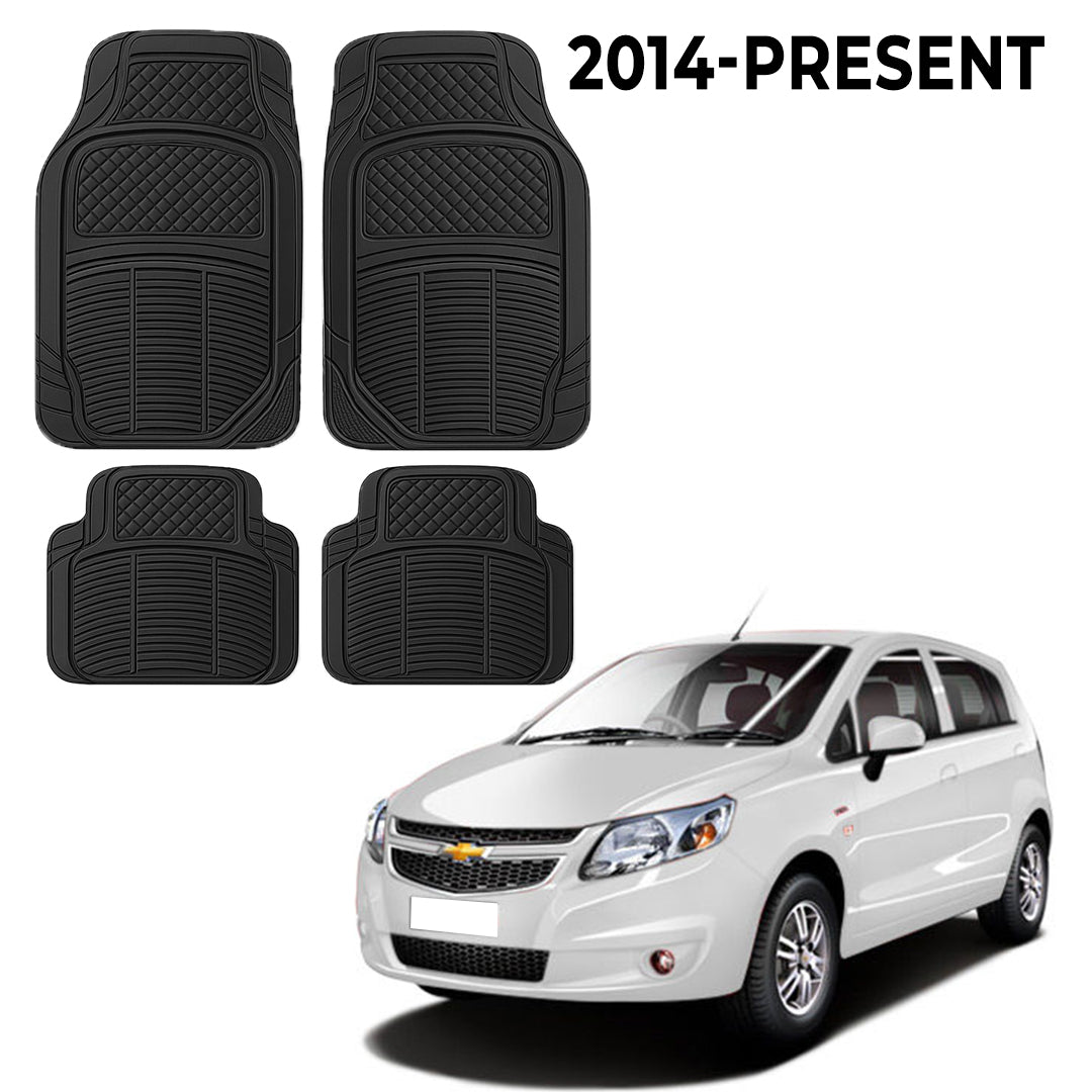 Premium PU Car Mats for Chevrolet Sail U-VA – Heavy-Duty, All-Weather, Model-Specific Fit