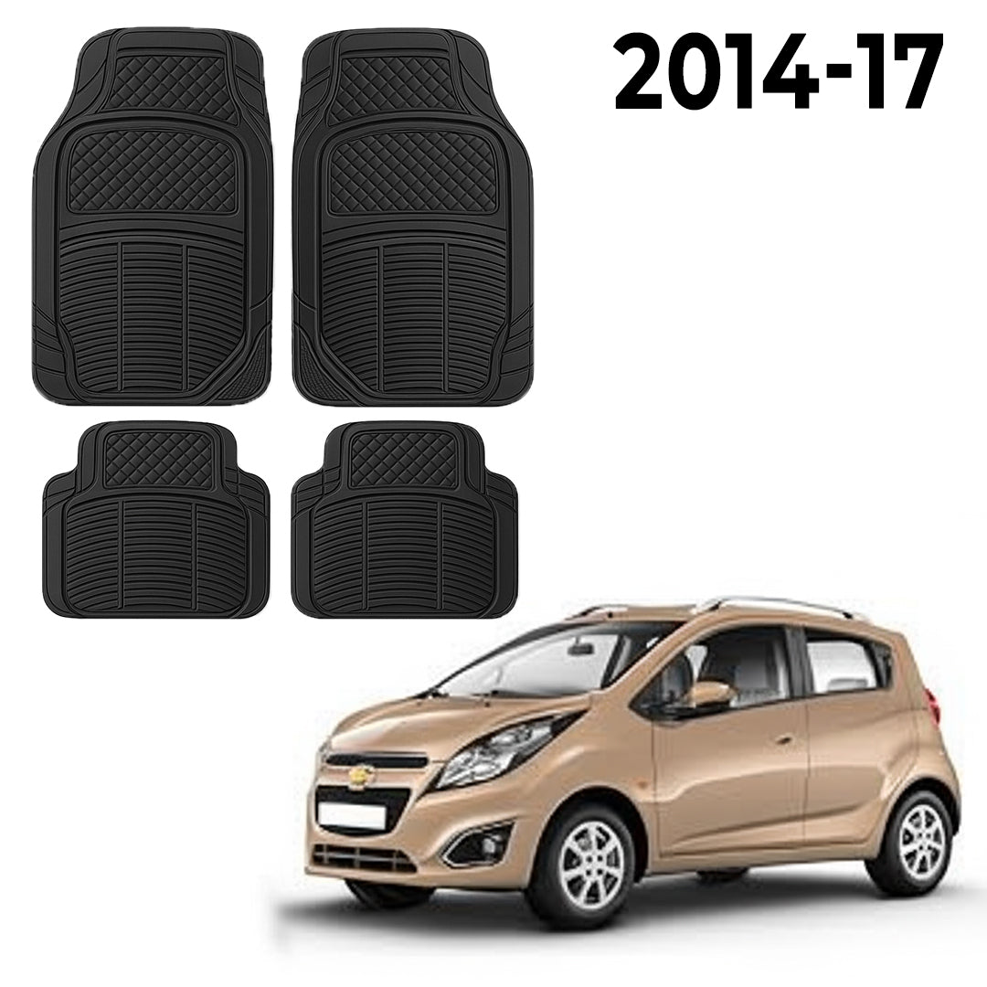 Premium PU Car Mats for Chevrolet Beat – Heavy-Duty, All-Weather, Model-Specific Fit