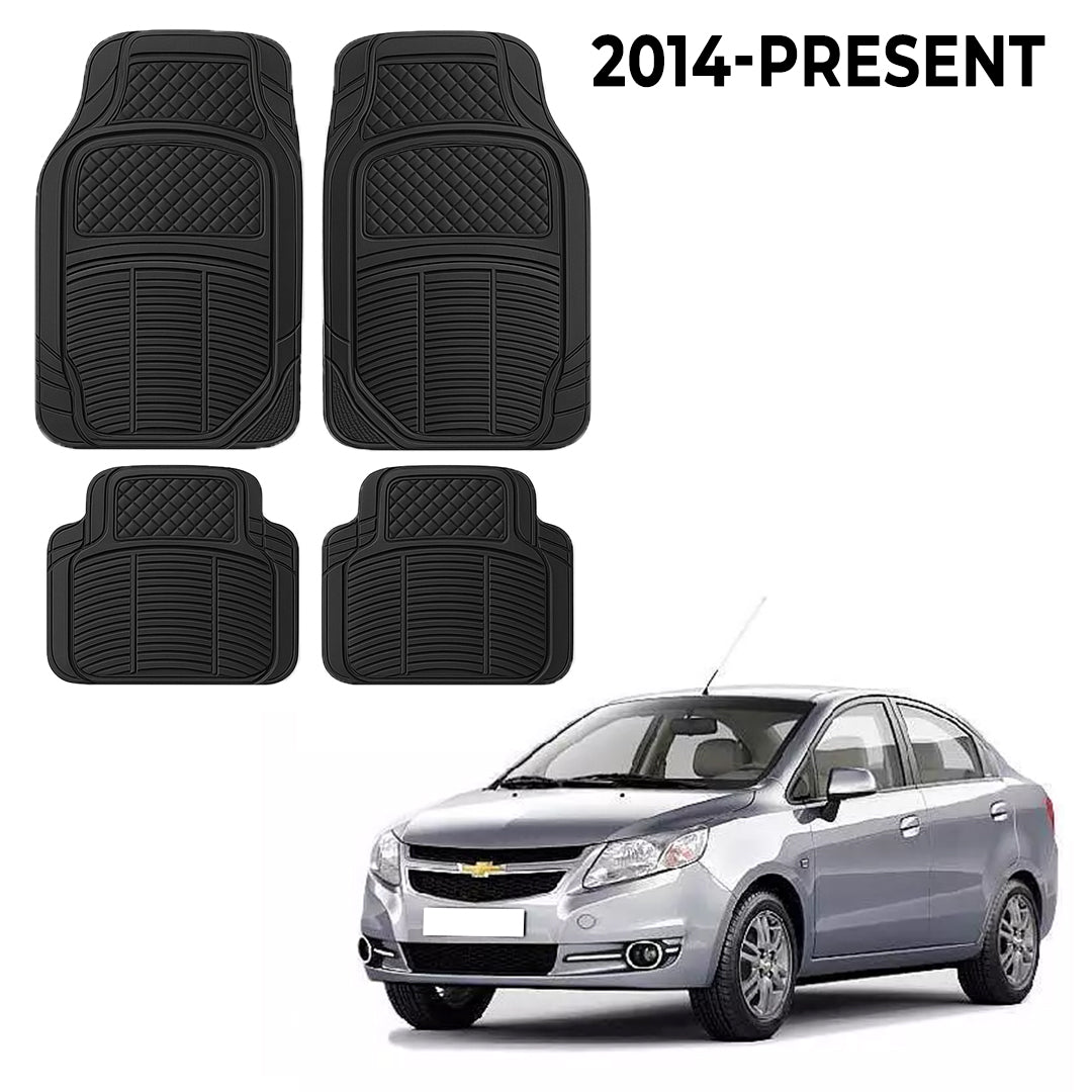 Premium PU Car Mats for Chevrolet Sail – Heavy-Duty, All-Weather, Model-Specific Fit