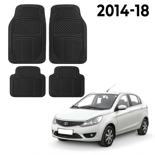 Premium PU Car Mats for Tata Zest – Heavy-Duty, All-Weather, Model-Specific Fit