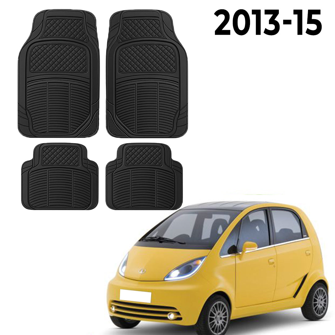 Premium PU Car Mats for Tata Nano – Heavy-Duty, All-Weather, Model-Specific Fit