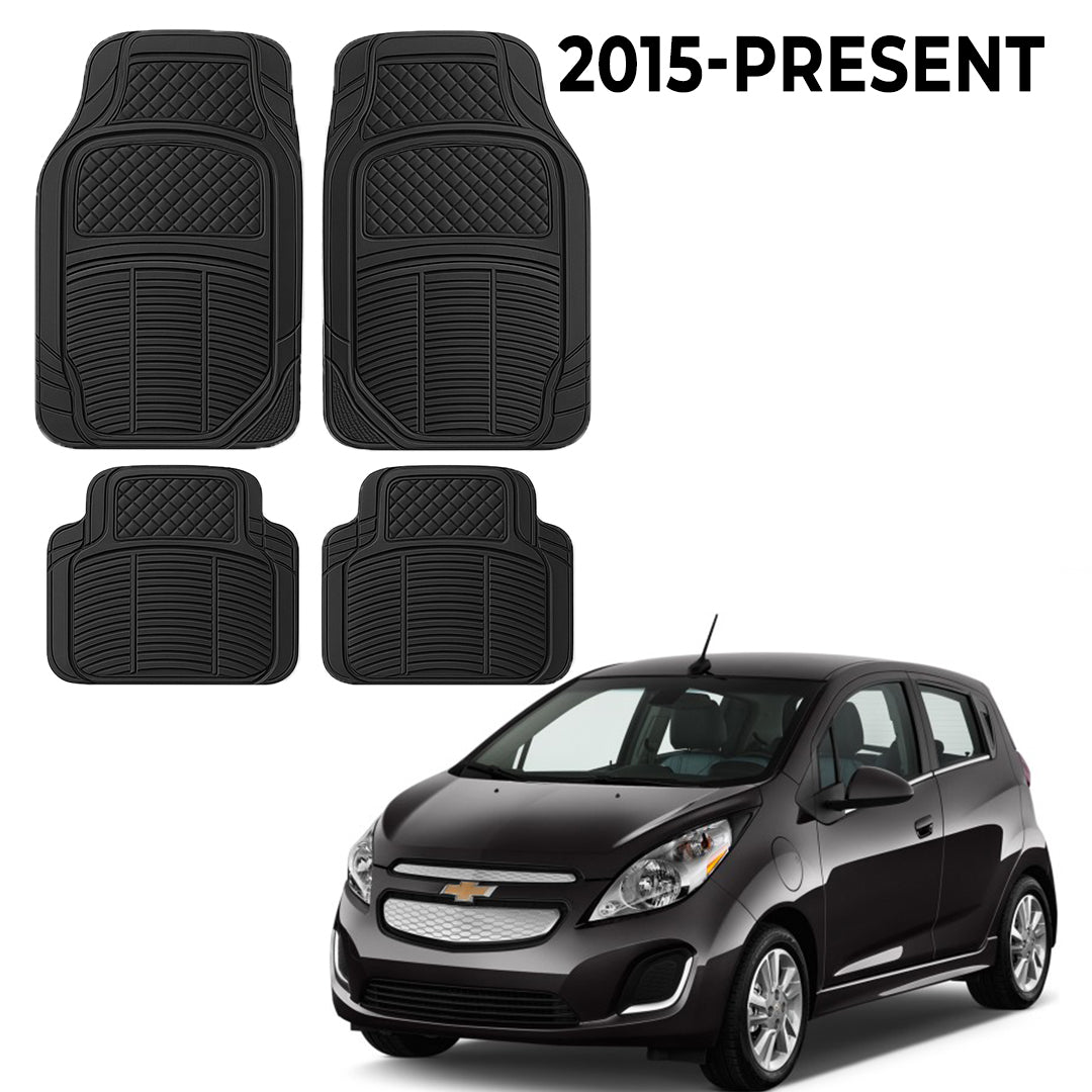 Premium PU Car Mats for Chevrolet Spark – Heavy-Duty, All-Weather, Model-Specific Fit