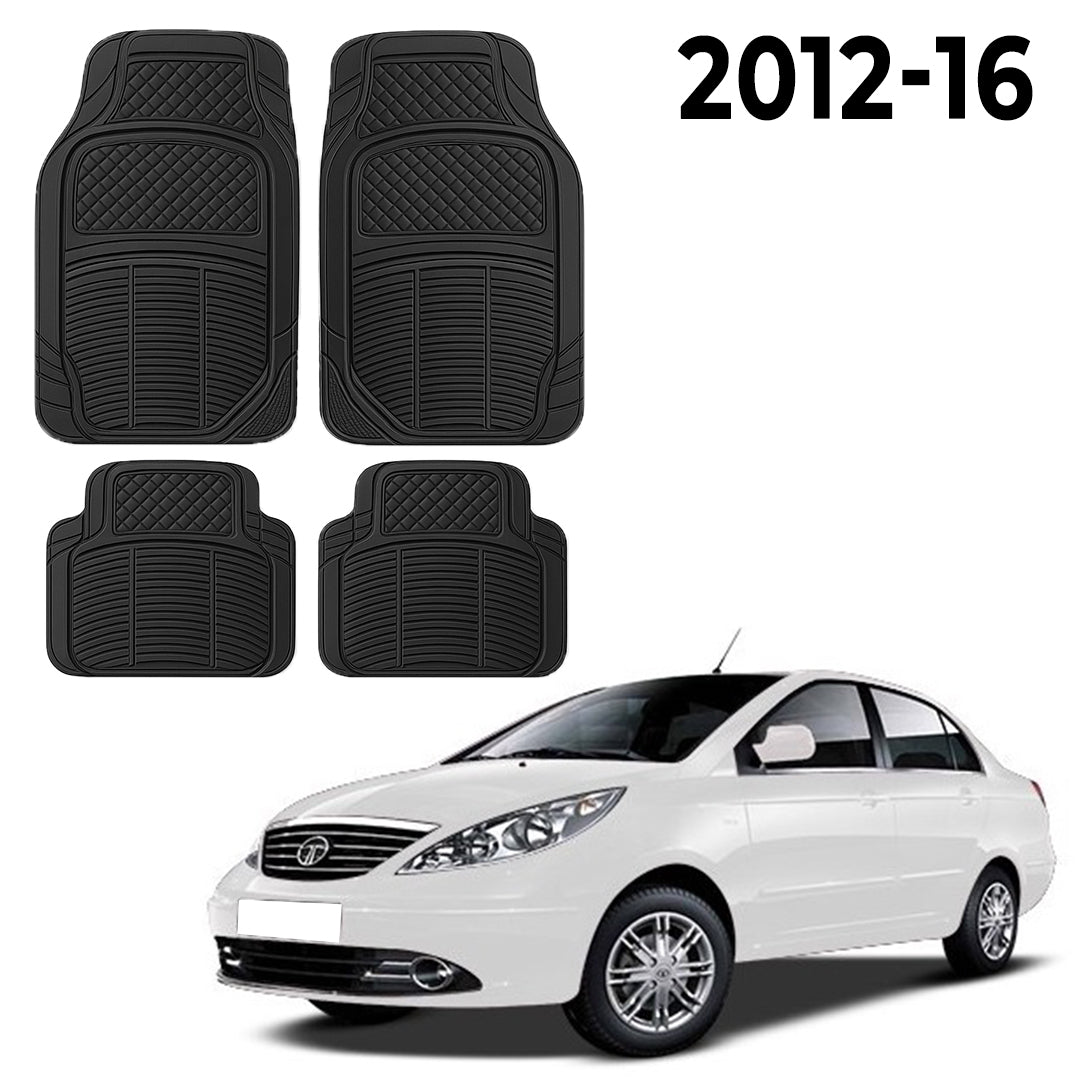Premium PU Car Mats for Tata Manza – Heavy-Duty, All-Weather, Model-Specific Fit