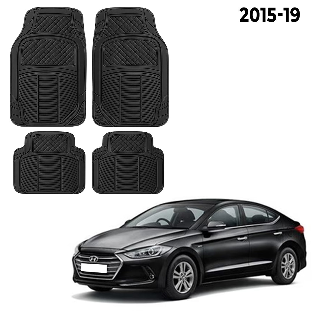 Premium PU Car Mats for Hyundai Elantra – Heavy-Duty, All-Weather, Model-Specific Fit