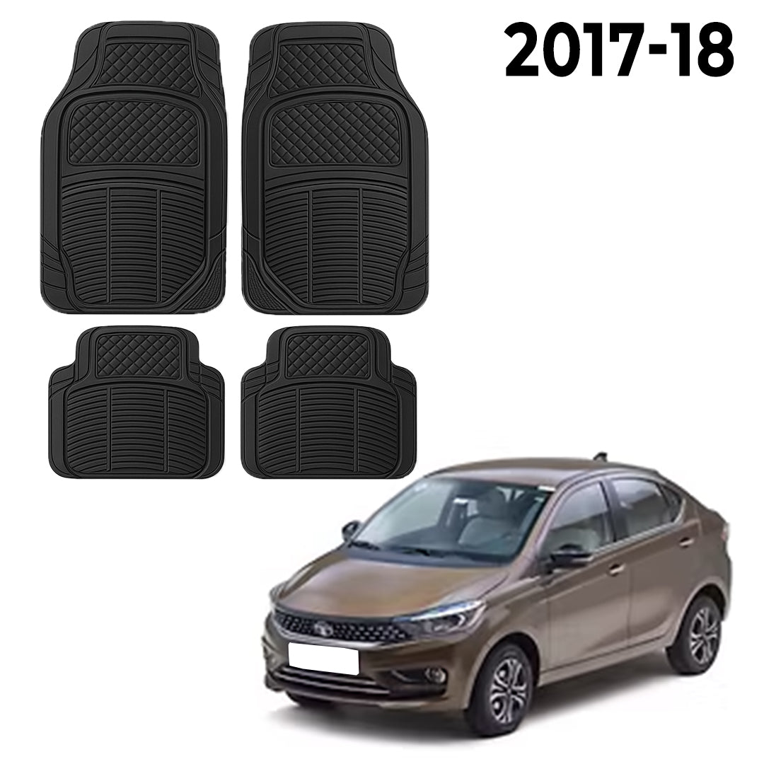 Premium PU Car Mats for Tata Tigor – Heavy-Duty, All-Weather, Model-Specific Fit