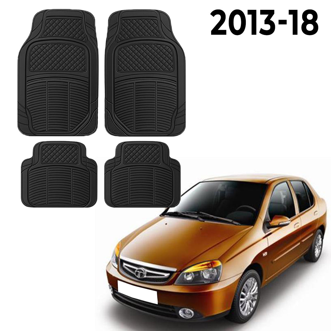 Premium PU Car Mats for Tata Indigo / Indigo CS – Heavy-Duty, All-Weather, Model-Specific Fit