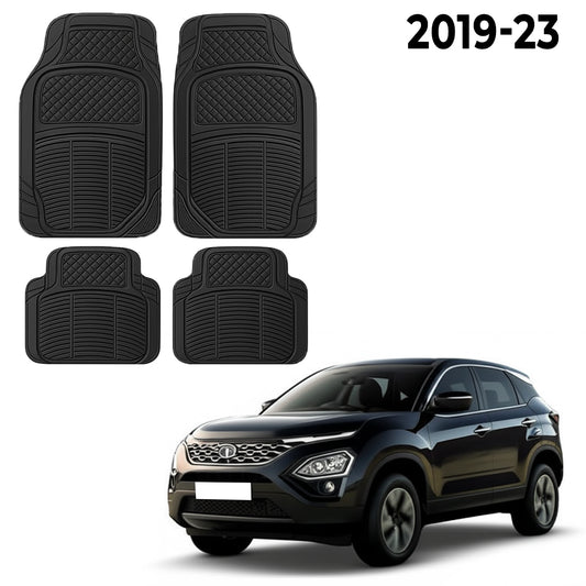 Premium PU Car Mats for Tata Harrier – Heavy-Duty, All-Weather, Model-Specific Fit