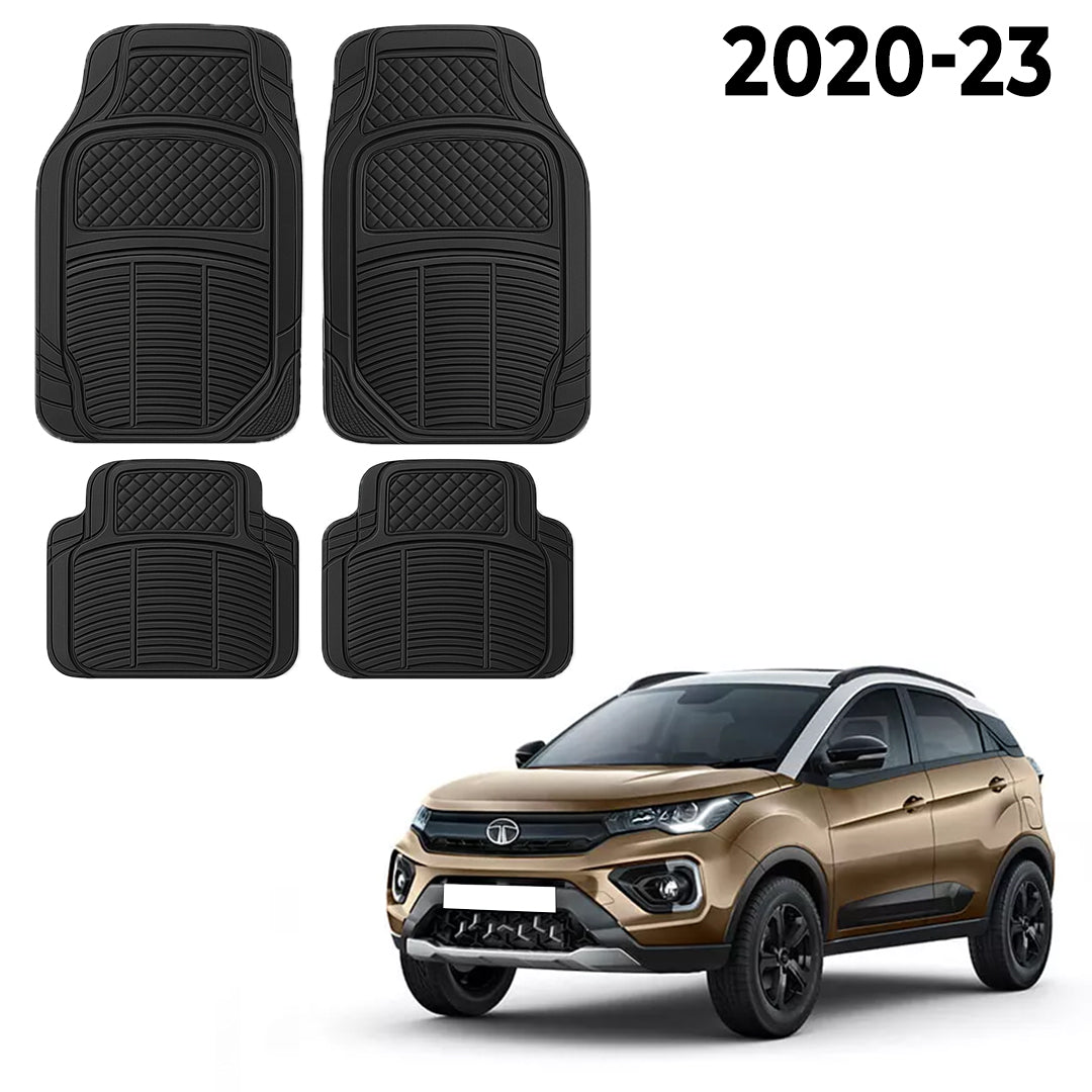 Premium PU Car Mats for Tata Nexon – Heavy-Duty, All-Weather, Model-Specific Fit