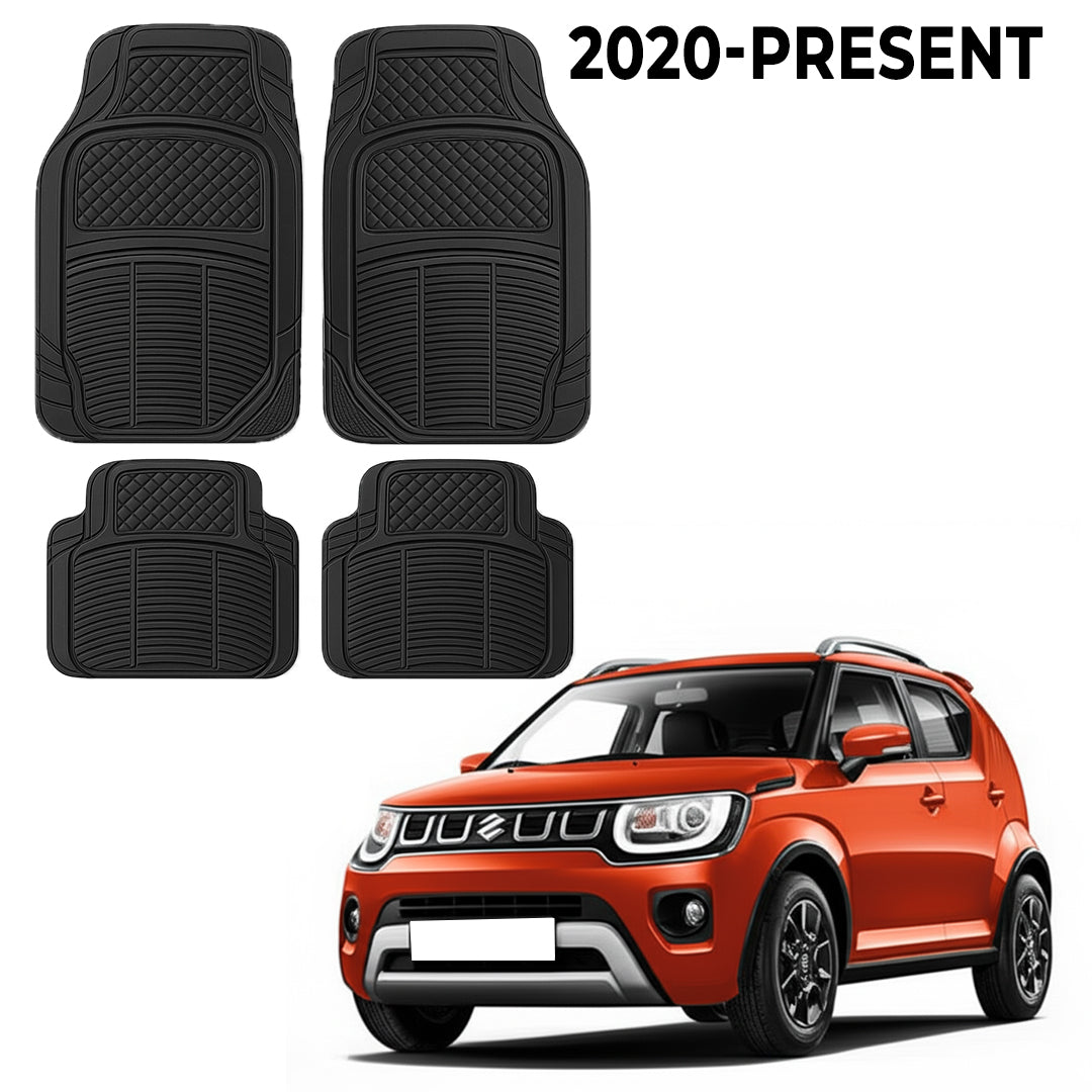 Premium PU Car Mats for Maruti Ignis – Heavy-Duty, All-Weather, Model-Specific Fit