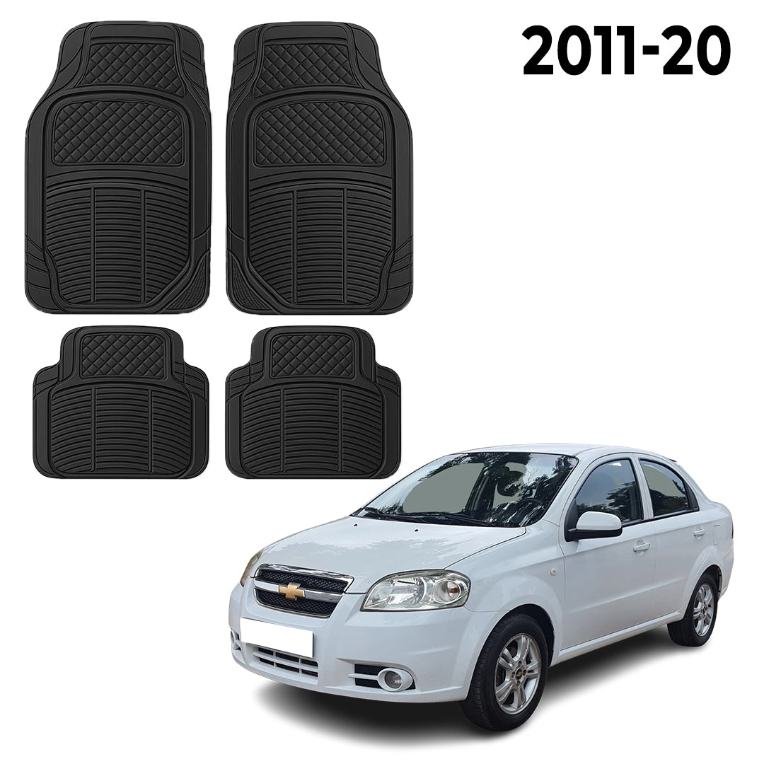 Premium PU Car Mats for Chevrolet Aveo – Heavy-Duty, All-Weather, Model-Specific Fit
