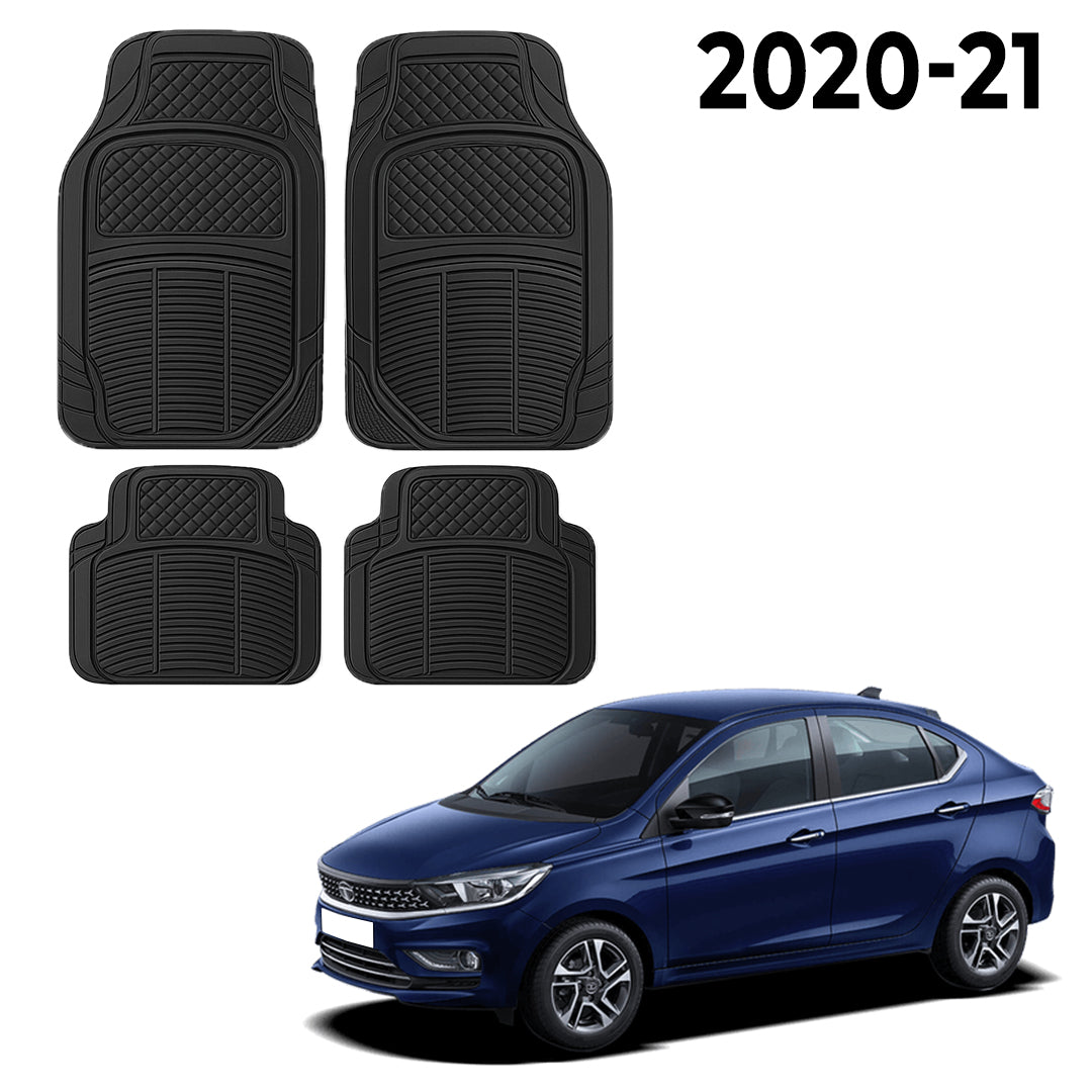 Premium PU Car Mats for Tata Tigor – Heavy-Duty, All-Weather, Model-Specific Fit