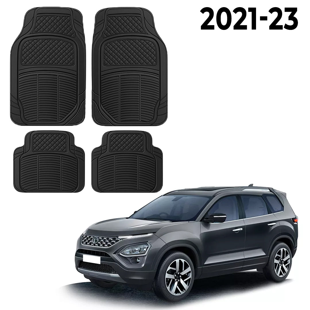 Premium PU Car Mats for Tata Safari (new gen) – Heavy-Duty, All-Weather, Model-Specific Fit