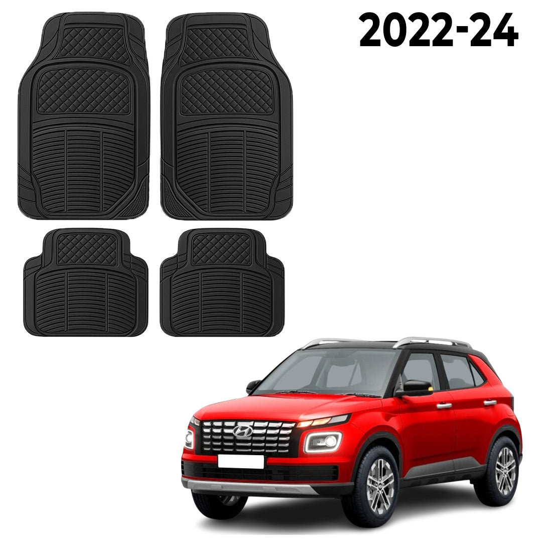 Premium PU Car Mats for Hyundai Venue – Heavy-Duty, All-Weather, Model-Specific Fit