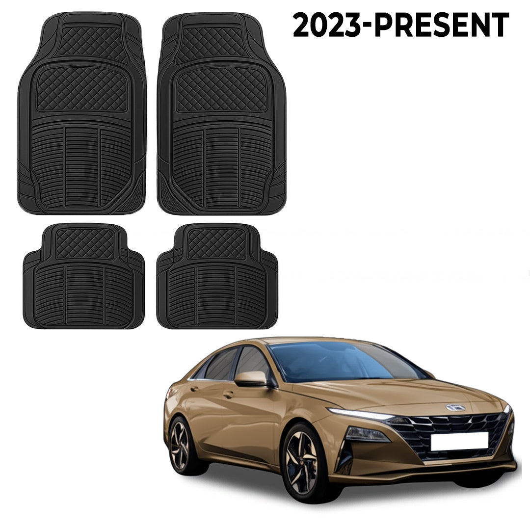 Premium PU Car Mats for Hyundai Accent – Heavy-Duty, All-Weather, Model-Specific Fit
