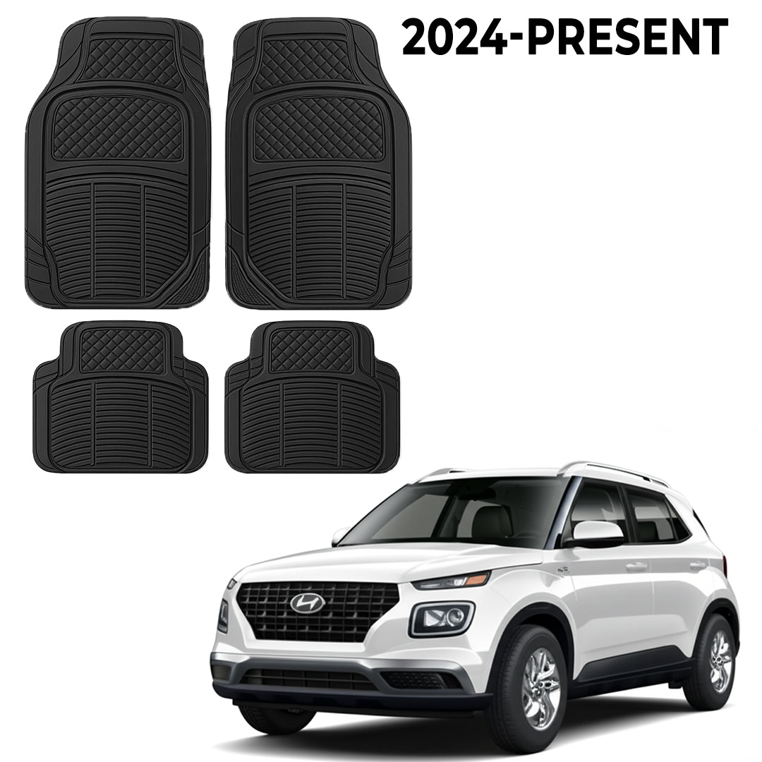 Premium PU Car Mats for Hyundai Venue – Heavy-Duty, All-Weather, Model-Specific Fit