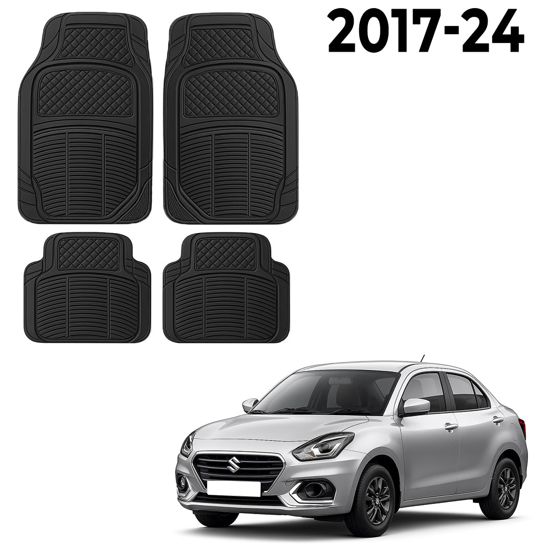 Premium PU Car Mats for Maruti Dzire – Heavy-Duty, All-Weather, Model-Specific Fit