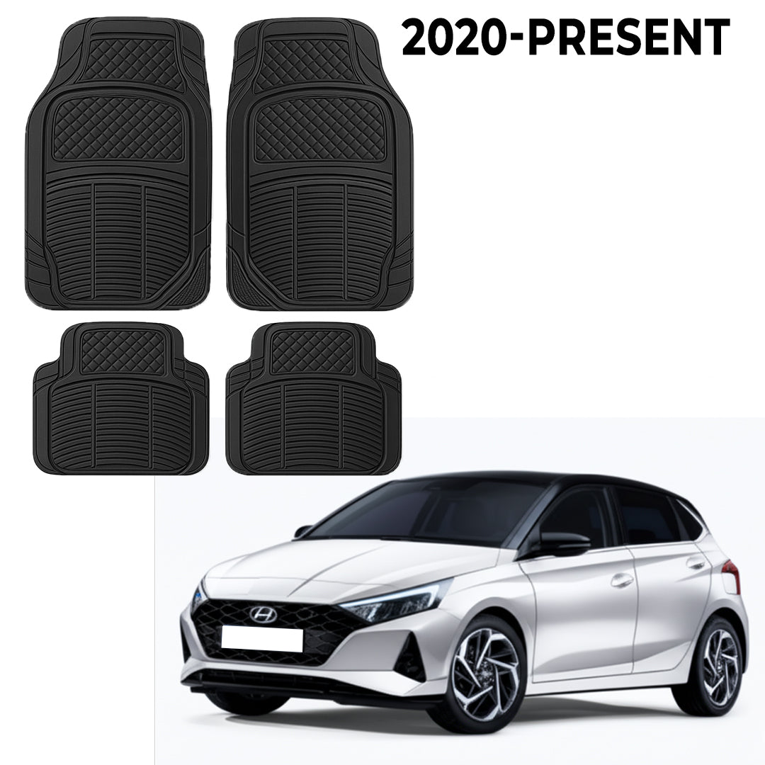 Premium PU Car Mats for Hyundai i20 – Heavy-Duty, All-Weather, Model-Specific Fit
