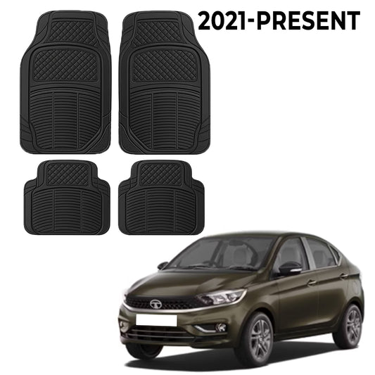 Premium PU Car Mats for Tata Tigor – Heavy-Duty, All-Weather, Model-Specific Fit