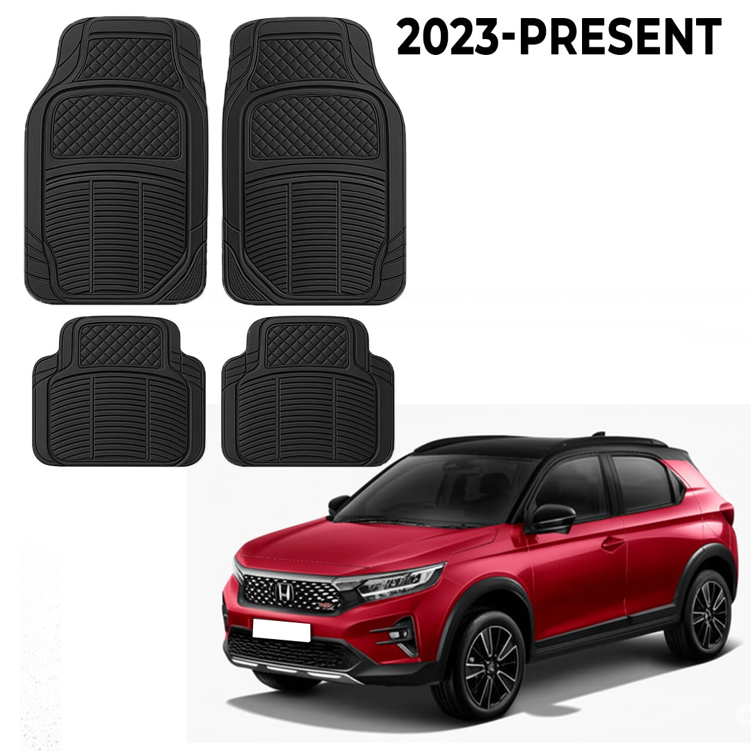Premium PU Car Mats for Honda WR-V – Heavy-Duty, All-Weather, Model-Specific Fit