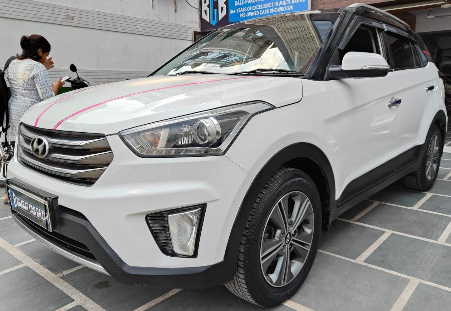 37,000 KMS HYUNDAI CRETA SX+ PETROL (2017)
