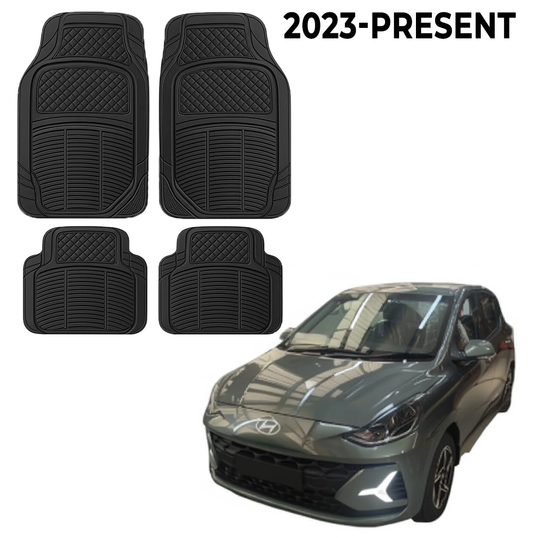 Premium PU Car Mats for Hyundai Grand i10 – Heavy-Duty, All-Weather, Model-Specific Fit