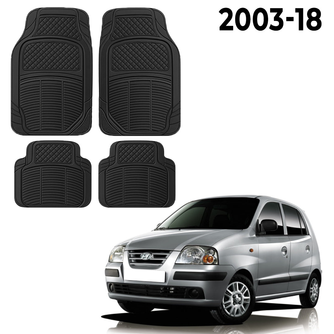 Premium PU Car Mats for Hyundai Santro – Heavy-Duty, All-Weather, Model-Specific Fit