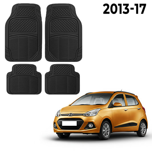 Premium PU Car Mats for Hyundai Grand i10 – Heavy-Duty, All-Weather, Model-Specific Fit