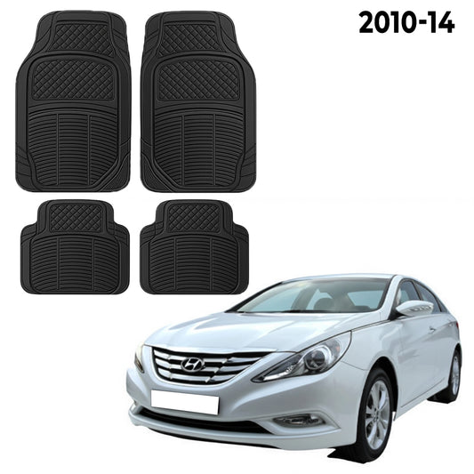 Premium PU Car Mats for Hyundai Sonata – Heavy-Duty, All-Weather, Model-Specific Fit