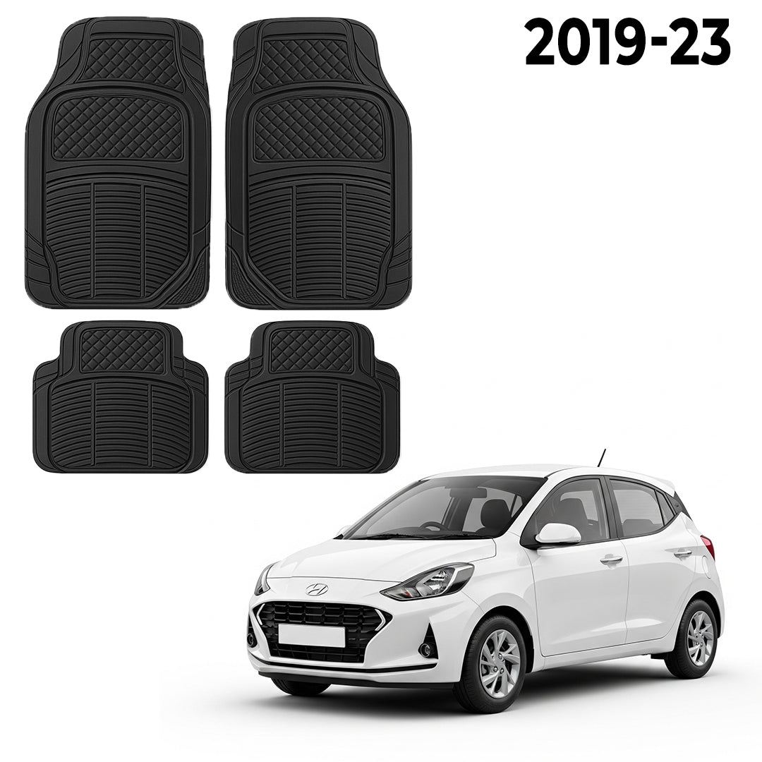 Premium PU Car Mats for Hyundai Grand i10 Nios – Heavy-Duty, All-Weather, Model-Specific Fit