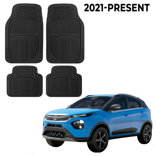 Premium PU Car Mats for Tata Punch – Heavy-Duty, All-Weather, Model-Specific Fit