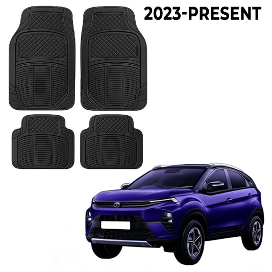 Premium PU Car Mats for Tata Nexon – Heavy-Duty, All-Weather, Model-Specific Fit