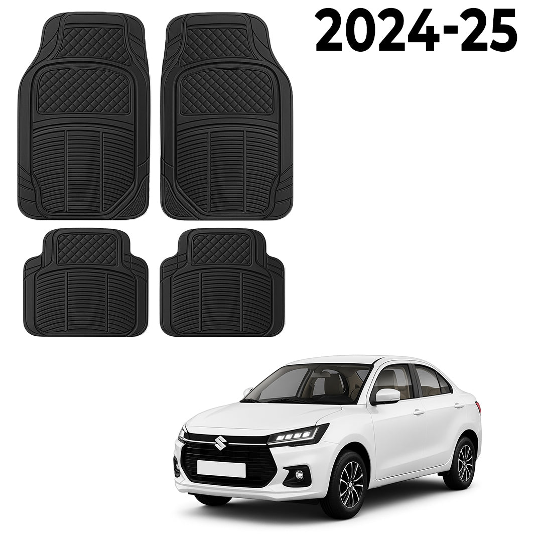 Premium PU Car Mats for Maruti Dzire – Heavy-Duty, All-Weather, Model-Specific Fit