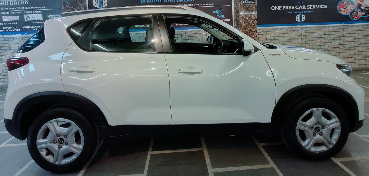 42,000 KMS KIA SONET G 1.0 7DCT HTK+ AUTOMATIC PETROL (2021)