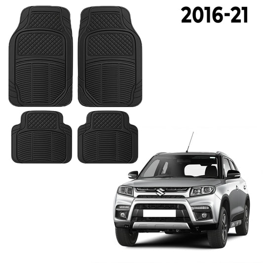 Premium PU Car Mats for Maruti Brezza – Heavy-Duty, All-Weather, Model-Specific Fit