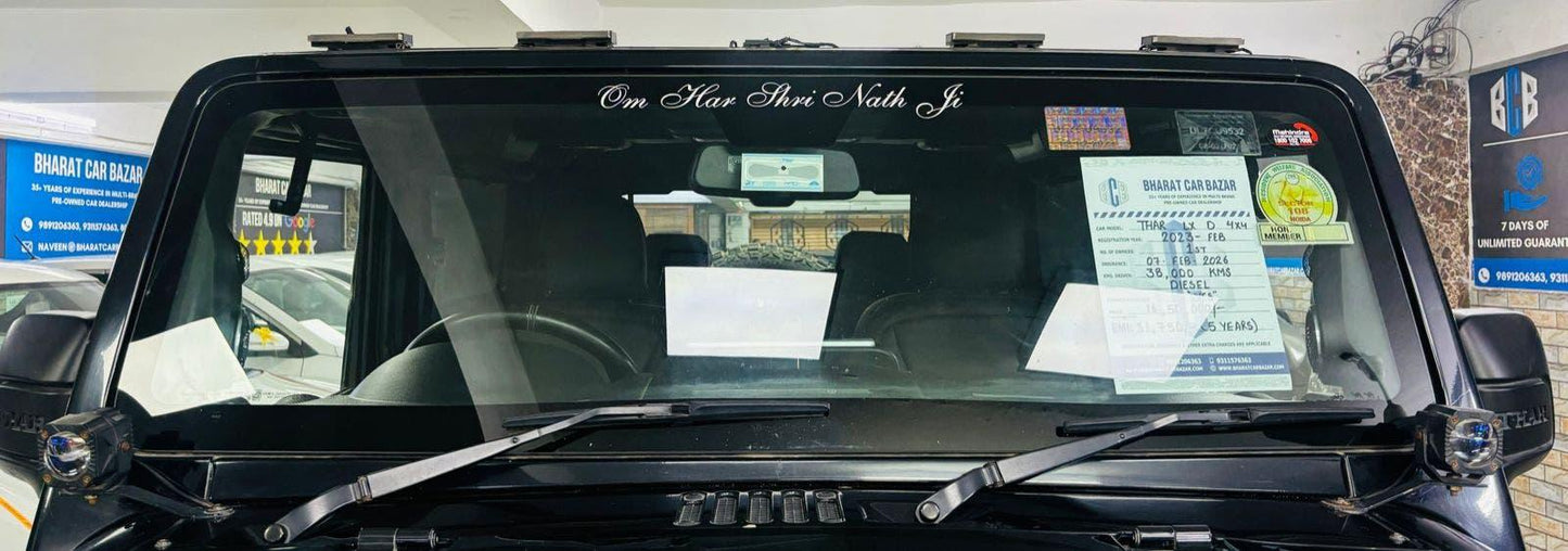 38,000 KMS MAHINDRA THAR LX D 4X4 DIESEL (2023)