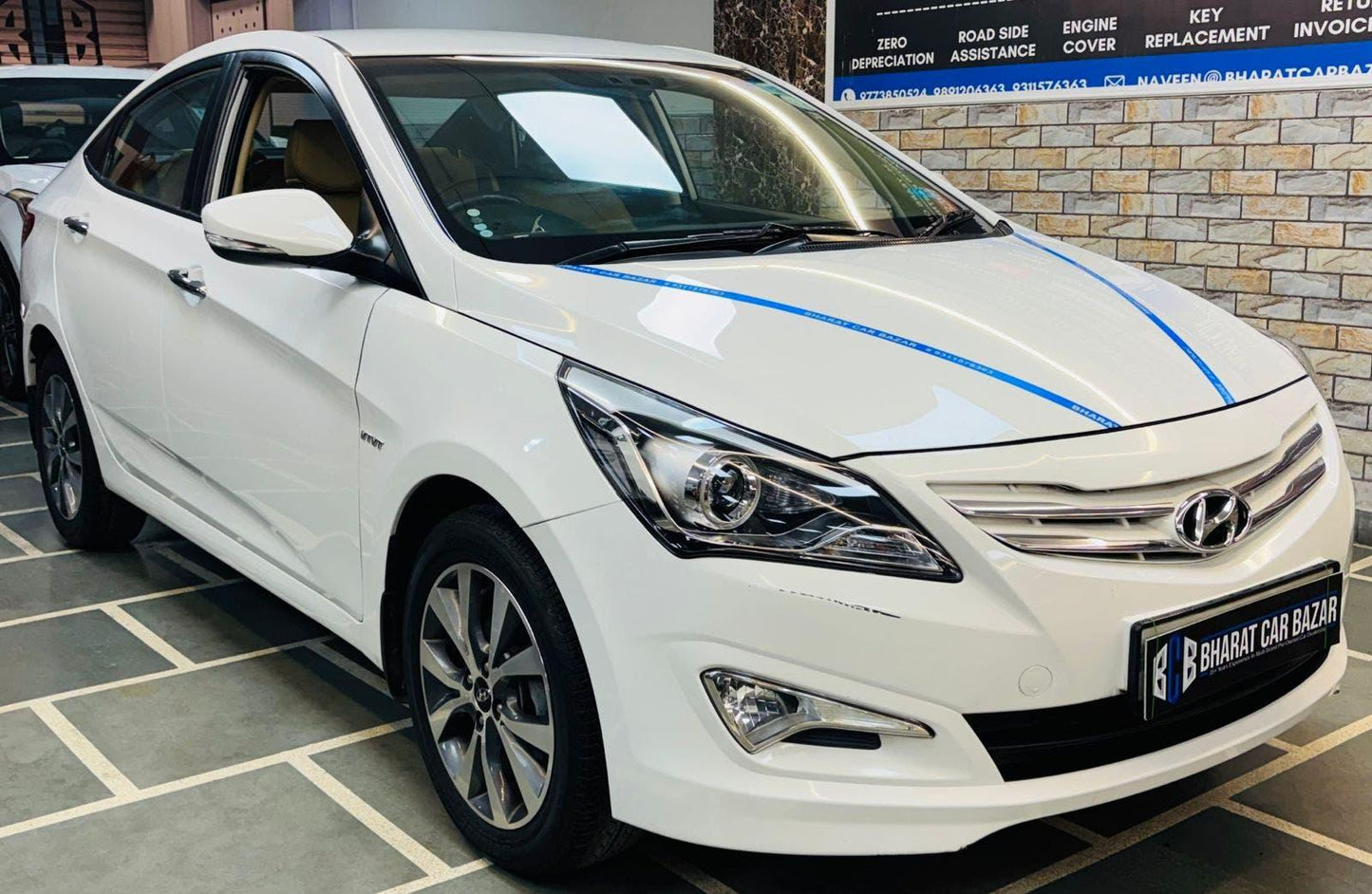 8,000 KMS HYUNDAI VERNA 1.6 SX (O) PETROL (2015)